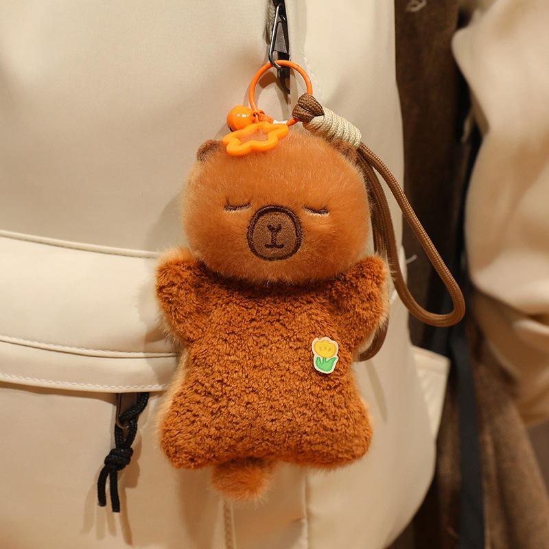 Adorable Capybara & Raccoon Plush Toy Charm