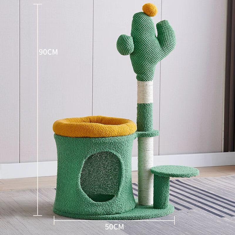 Cactus Cat Tree with Condo & Scratching Post