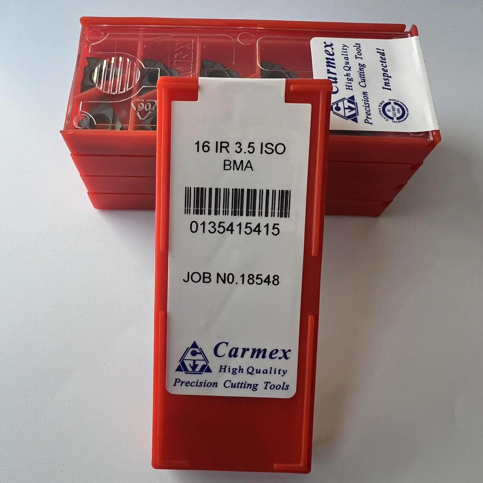 

Оригінал / 16IR3.5ISO BMA / Промислові змінні твердосплавні пластини 10 шт.