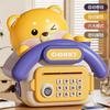 Electronic Piggy Bank Children Automatic Safe Coins Cash Saving Money Box Password Counter Code Key Lock Coin Bank Atm Kids Gift