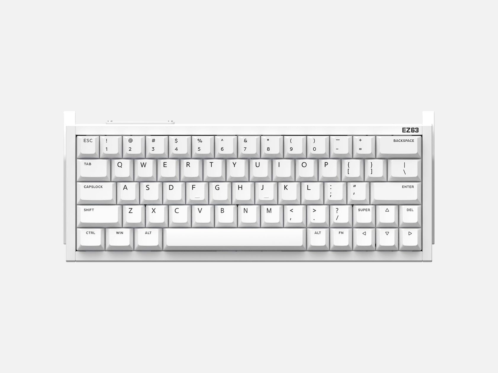

iQunix Gaming Keyboard EZ63 with Rapid Magnetic Aluminum 8000Hz Polling Authorized Japanese Distributor Trigger, Switches, Case, 65% Resolution, білий