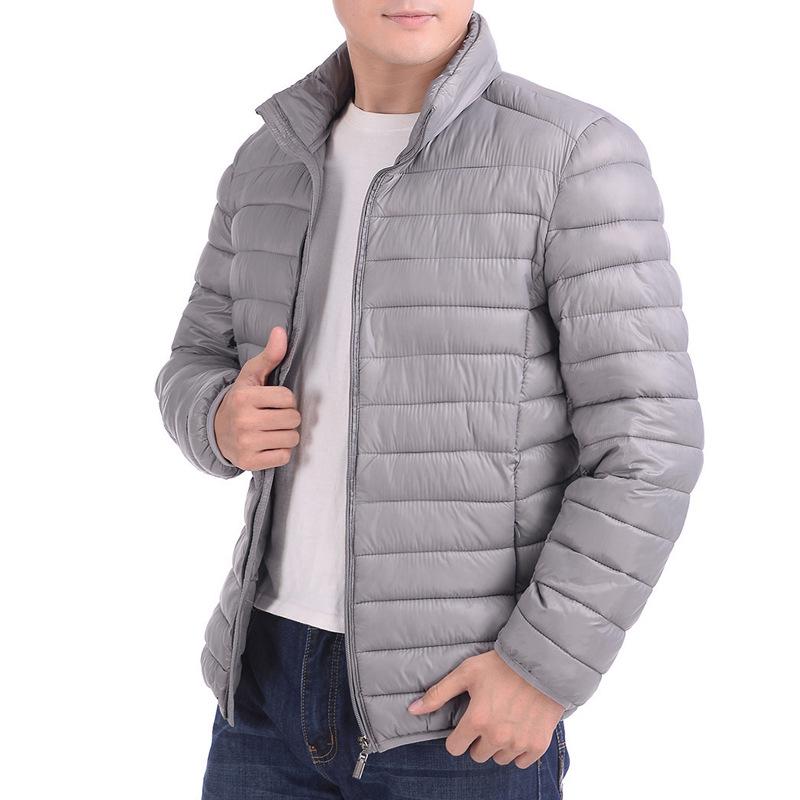 Men's Light Cotton-Padded Jacket for Middle-aged and Elderly - Fall/Winter Style
