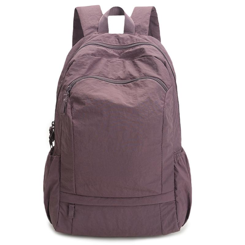 Schoolbag Fashion Trend Foldable Large Capacity Backpack Casual Simple Short Trip Storage Bag Daily Commuter Backpack