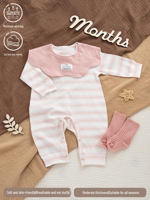 Baby All-Season Warm Long Sleeve Jumpsuit Pajamas