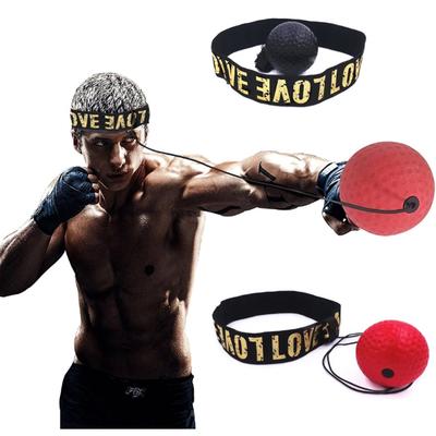 Boxing Ball Reaction Reflex Head Band Punch Fight Muscle Exercise BS