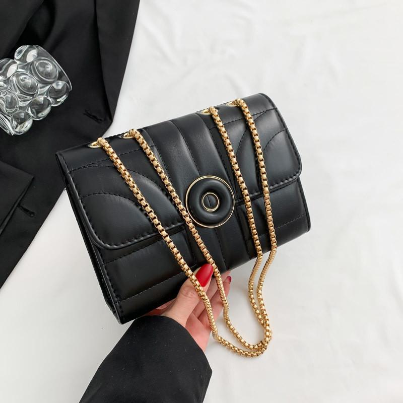 

Black White Green Khaki Rose Pu Street Fashion Crossbody Bag 2023 Autumn New Casual Simple Retro Beautiful Single Shoulder Bag