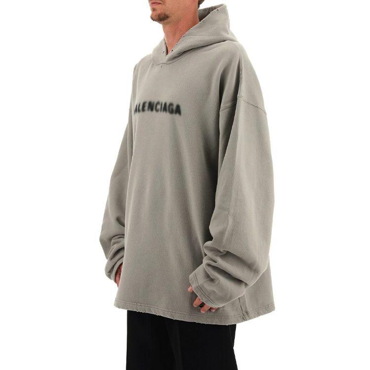 Balenciaga Blurry Logo Hoodie 661711TKVD68174