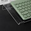Acrylic Desktop Keyboard Stand, Compact Riser for Keyboard & Mini PC, Durable Clear Lifter, Colorful Keyboard Rack
