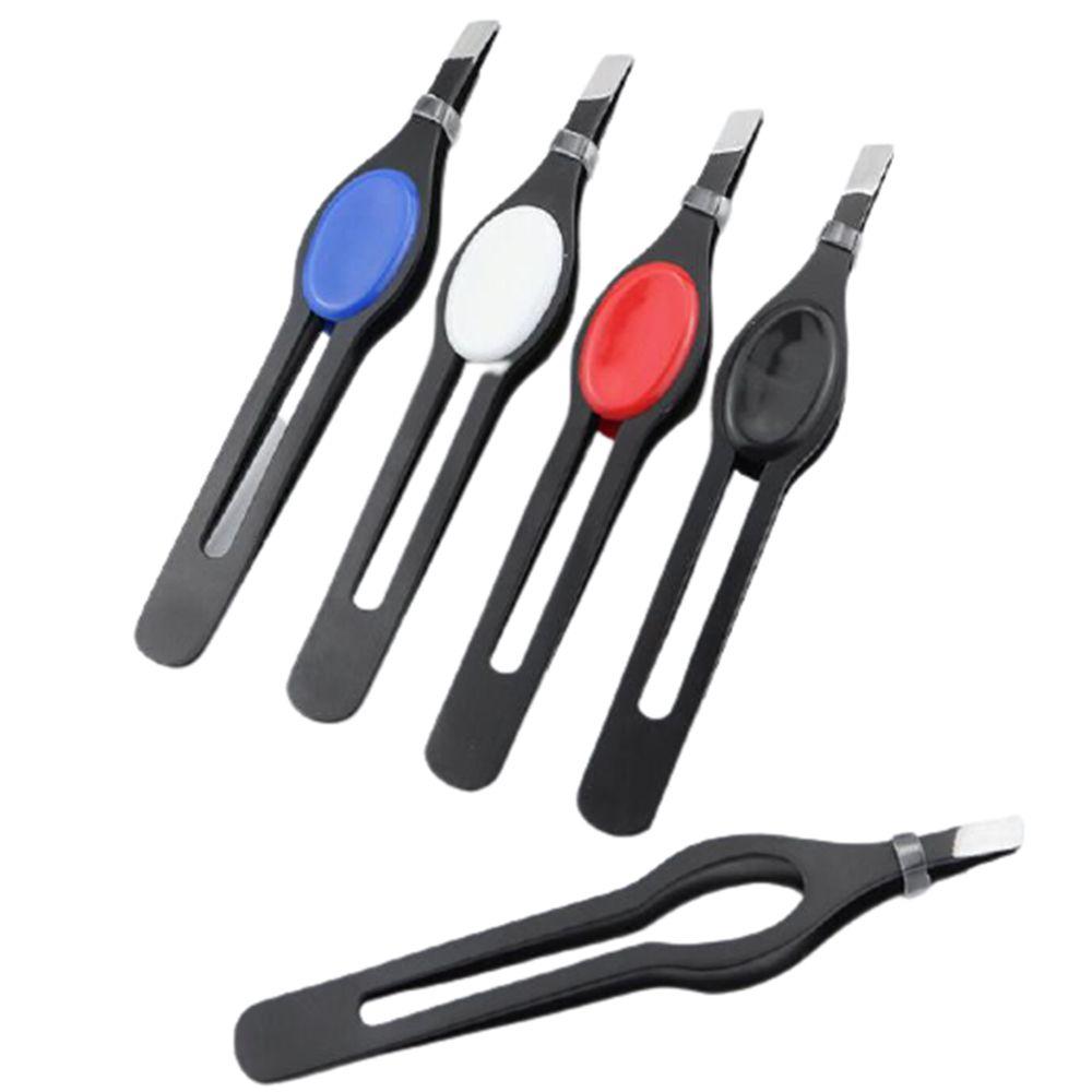 Professional Removal Hair Beauty Eyebrow Tweezer Eye Brow Clip Hairs Puller Slanted