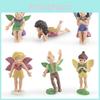Enchanted Mythology Inspired Miniature Fairy Sculpture Pvc Tabletop Ornament For Gift And Display