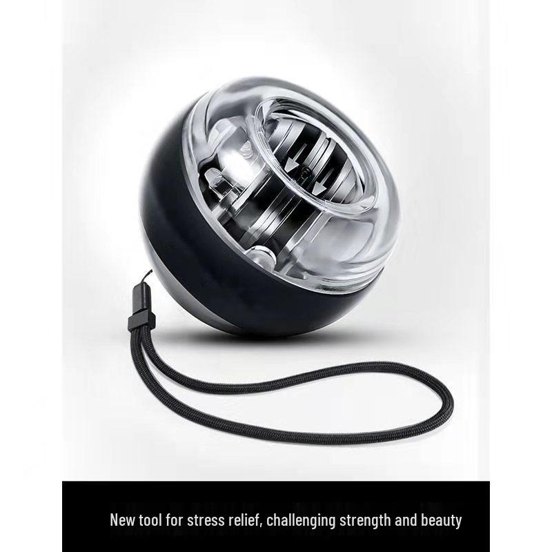 Rehab Wrist Strength Self-Starting Gyro Ball - Adult Hand & Grip Fitness Trainer