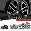 4PCS For Volkswagen VW R Golf Tiguan Jetta GTI Bora ID.3 Polo Passat Rline 56/65/66mm Car Wheel Center Cover Hub Cap Valve Cap EA1