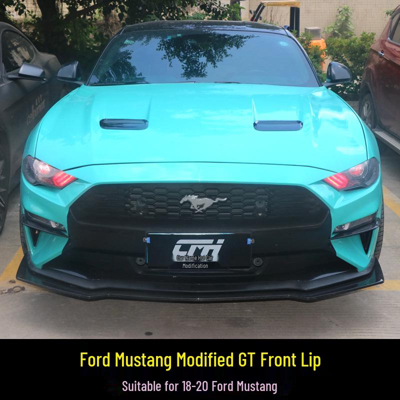 Ford Mustang GT Carbon Fiber Front Lip & Body Kit Upgrade (2018-2020)
