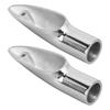 2pcs 7 8in Handrail End 316 Stainless Steel Anti Corrosion Accessory for Marine Boat