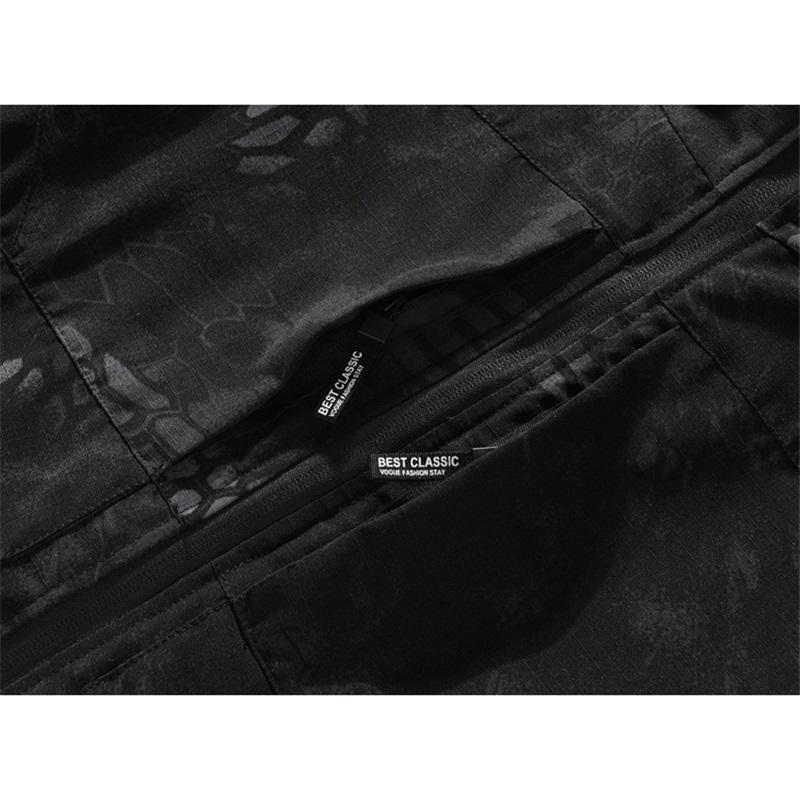 Winter Baumwollmantel Outdoor-Bekleidung Langlebig Verschleißfest Kurze Camouflage-Jacke Winddicht Wärme All-Terrain Herren Winterjacke