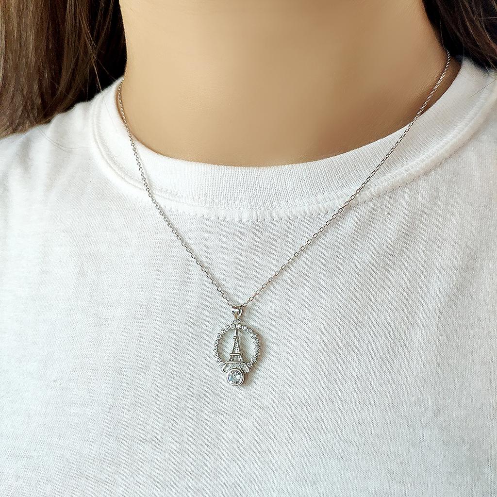 Silver Pendant with Cubic Zirkonia (2124979)