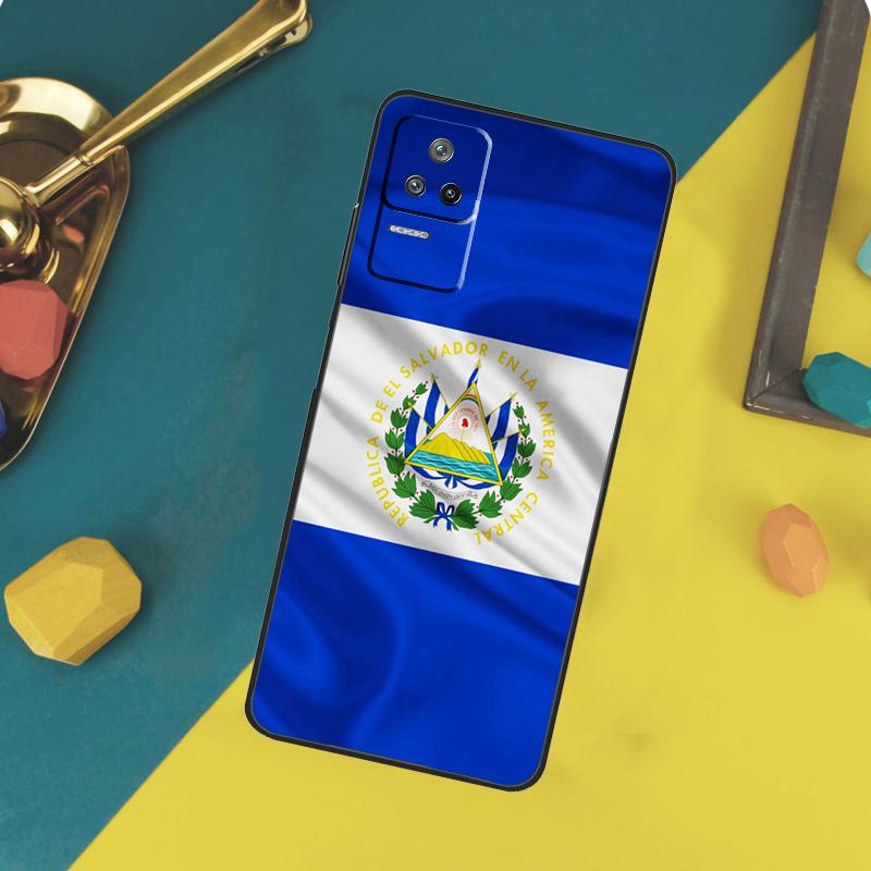 

El Salvador Flag Case For Xiaomi 13 14 15 Ultra 11T 12T 13T 14T Pro POCO X7 Pro X3 X5 X6 F5 F6 M6 Pro Funda Xiaomi 13 Ultra