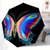 1pc Butterfly Wings Automatic Open/close Folding Umbrella, Compact Portable Travel Umbrella, Durable Construction Yy250809136