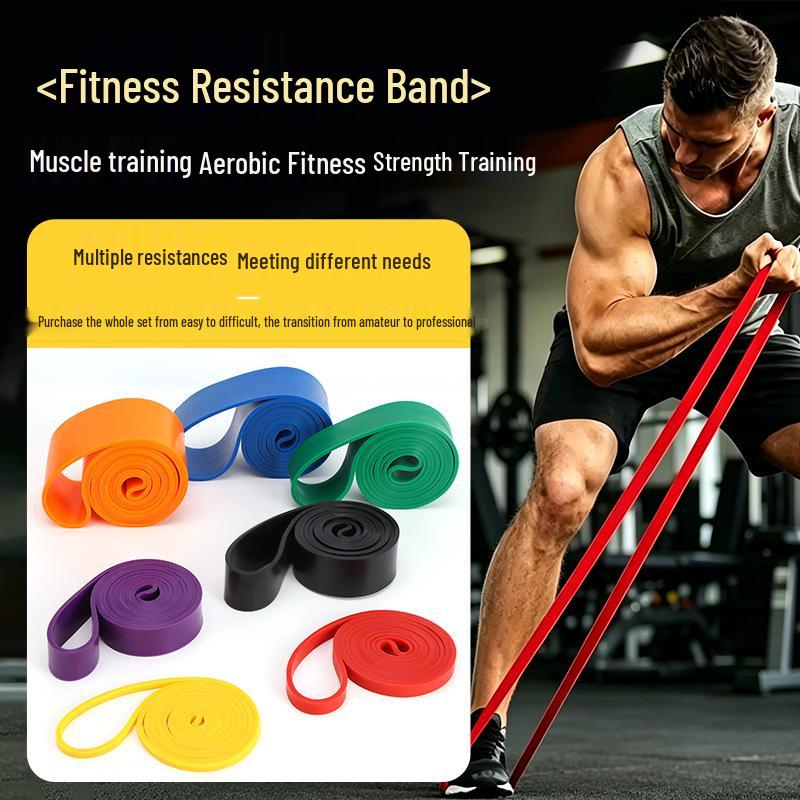 TPE Elastic Pull-up & Yoga Resistance Band for Strength Training
