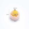 Flocking Animal Chick Keychain Pendant Accessory Accessories