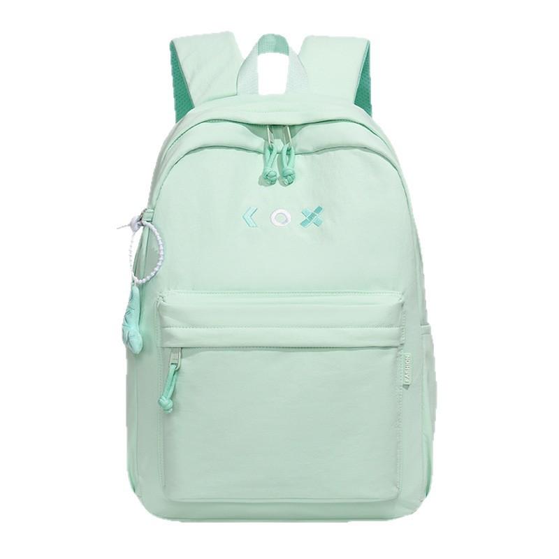 Schoolbag College Style Simple and Fashionable Student Schoolbag Light and Wear-resistant Small Fresh Backpack Large Capacity Cute Vitality Backpack