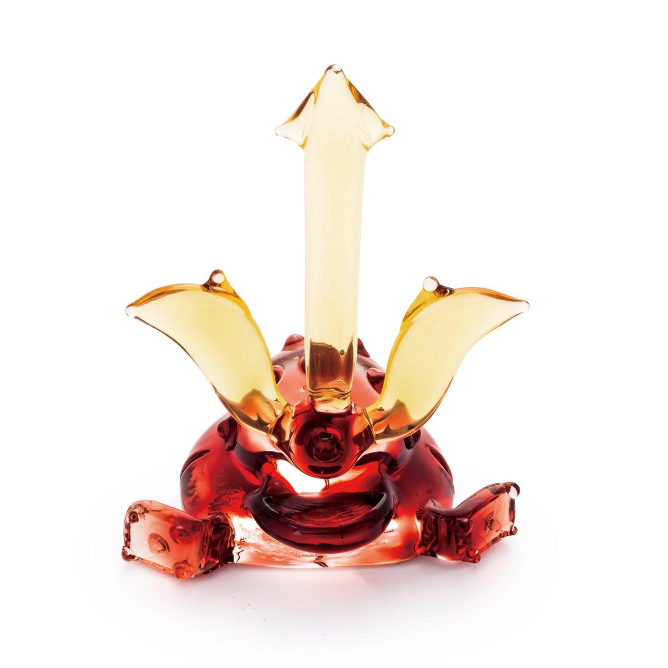 Castle Enterprises Милая стеклянная поделка для Дня мальчиков Хард Ред, [Кабуто] (Шлем)], Маленький,