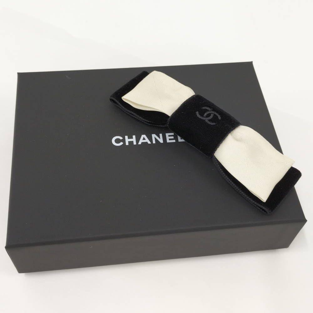 Used CHANEL Ribbon Barrette 24B