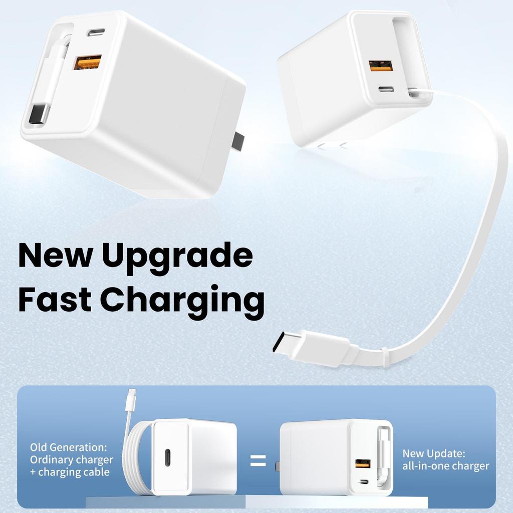PD20W Fast Charger, US Standard, Type-C, UL Certified, 20W Mobile Phone Fast Charging Head