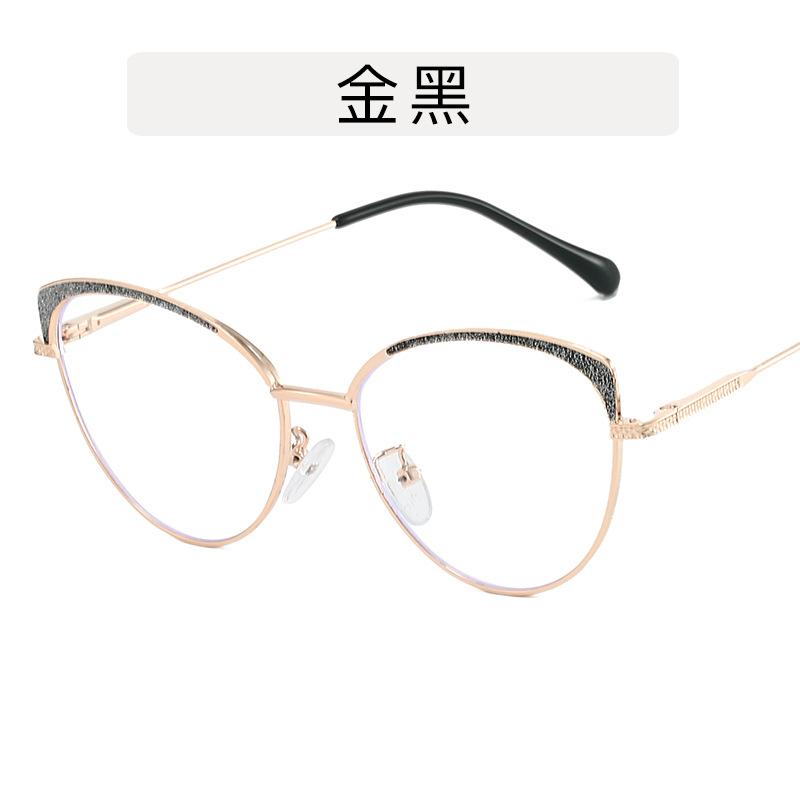 

Korean Style Glasses Women Fashion Cat Eye Shape Glasses Frames Women Blue Light Blocking Female Eyeglass