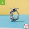 Graduation Season Wisdom Owl Diy Beaded Graduation Gift S925 Silver Beads Jewelry Accessories