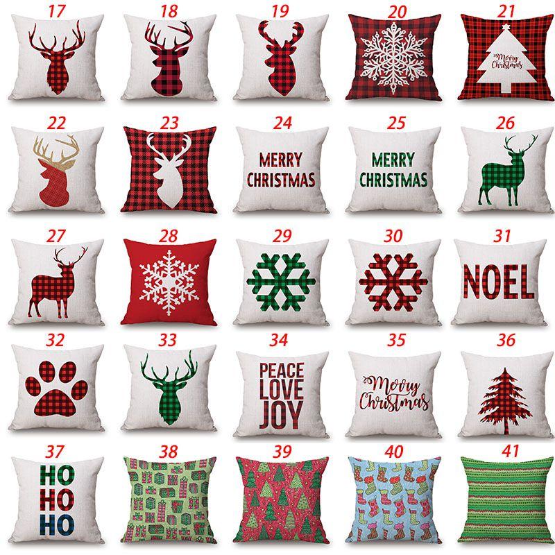 Classic Merry Christmas Xmas Gift Designed Throw Pillow Case Cover Cushion 18 X 18 Inch Ideal For Holiday Cheer And Comfort