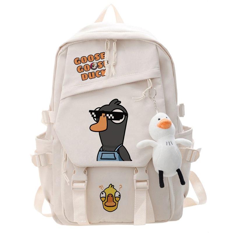 Gans Gans Eend Spel Cosplay Rugzak Studenten Schooltas Cartoon Boekentas Laptop Reizen Rugzak Buiten Jongen Meisje Cadeaus