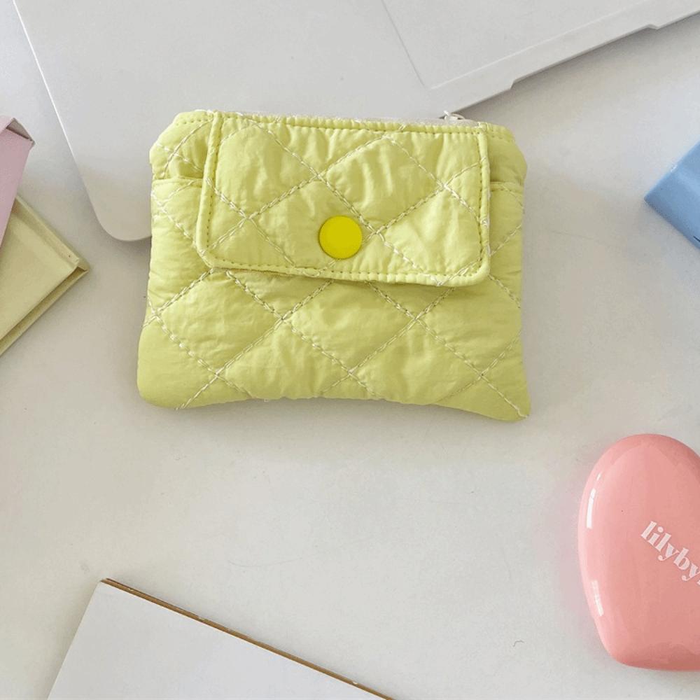 Candy Color Small Lipstick Bag Jewelry Packing Bag Sanitary Napkin Storage Bag Cute Wallet  Daily