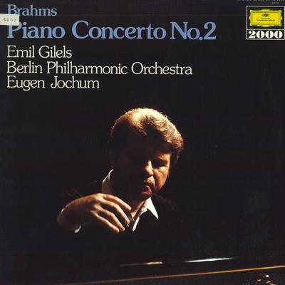 LP Record EMIL GILELS, BERLIN PHILHARMONIC OR - Brahms Piano Concerto No.2 20MG0399 DEUTSCHE GRAMMO Japan Classical Used