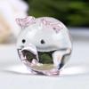2020 Cute Glass Pig Figures Glass Miniatures Miniature Animal House Decoration Crafts Cute Ornaments