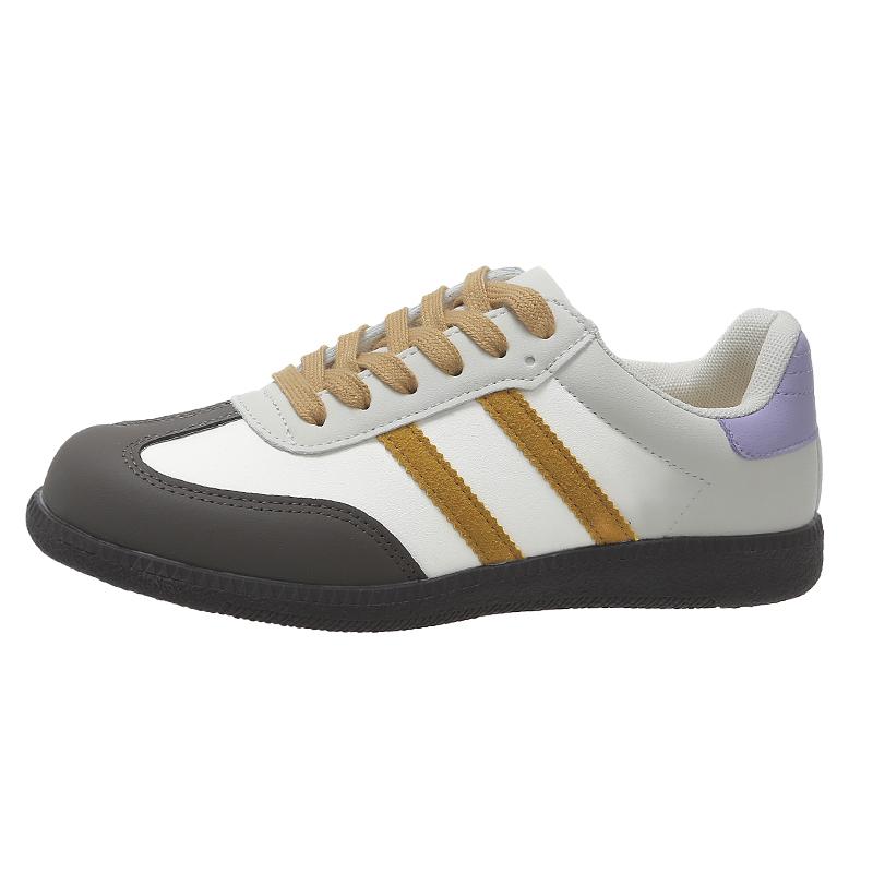 

Женские лоферы, новинка 2024 года, трендовая толстая подошва, цвет, подходящий ко всем повседневным спортивным туфлям для доски 35 жёлтый