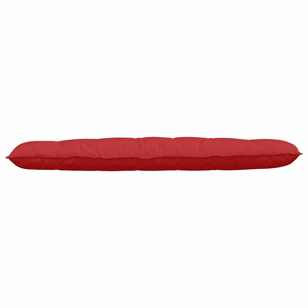Back Cushion Red 180 x 19 x 50 cm Fabric