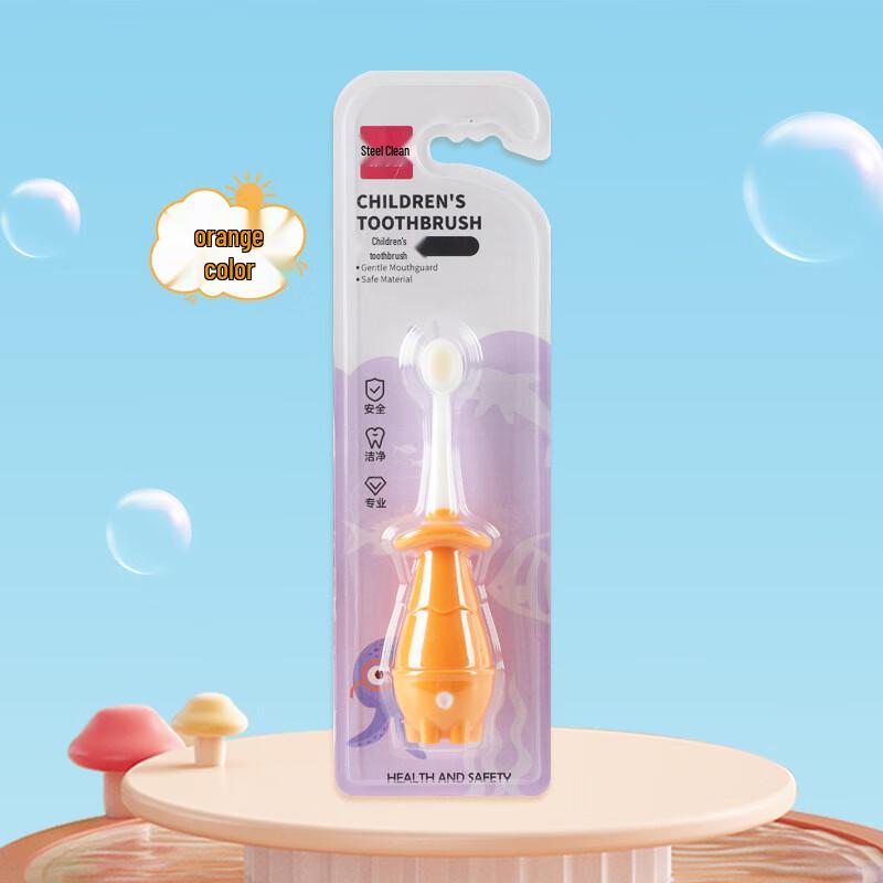 SaJie Little Penguin Soft Training Toothbrush for 0-3 Years
