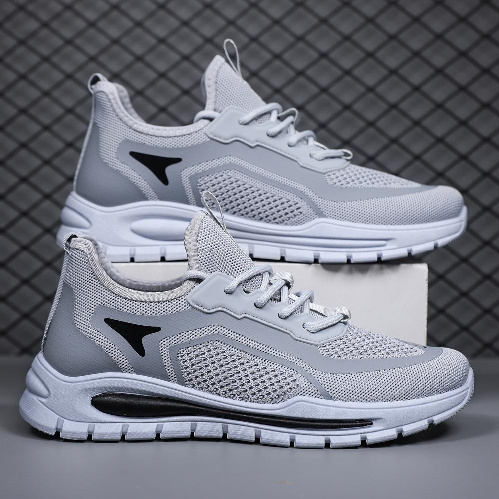 Men's shoes summer sports shoes fashion versatile non-slip wear-resistant casual shoes men's fly-woven shoes