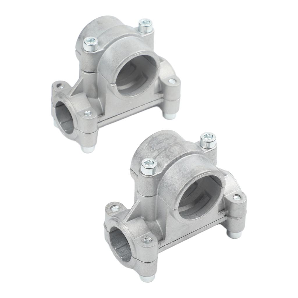Ergonomic Aluminum Alloy Handle Bracket Clamp for Strimmers and Trimmers Side Mounted with 26mm 28mm Tube Compatibility 2pcs