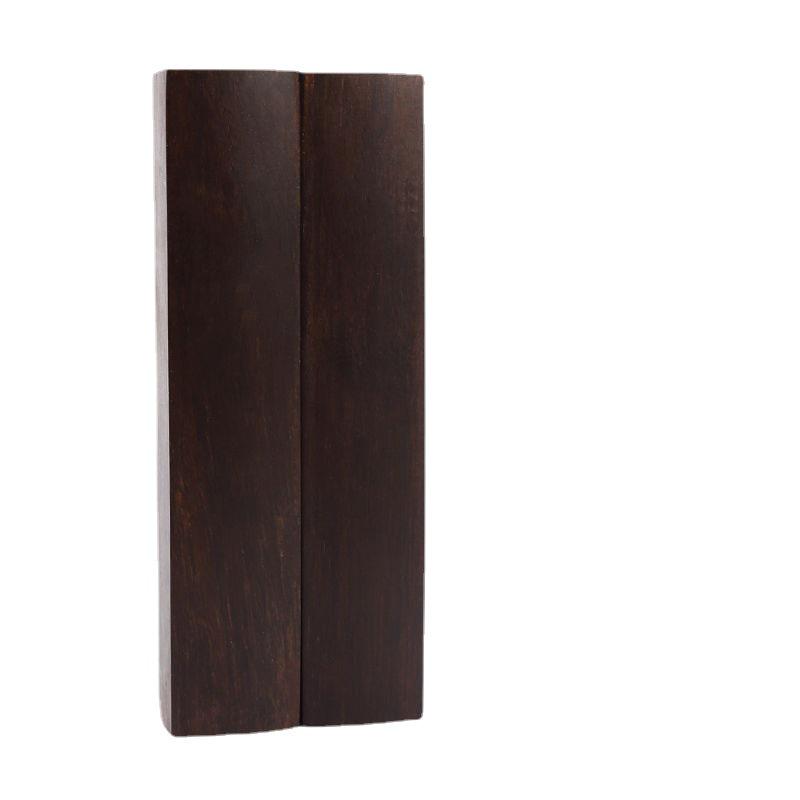 Black Catalpa Wood Ruler and Paperweight for Calligraphy and Book Pressing
