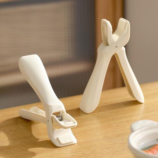 Verbrühschutz-Clip Hitzebeständige Schüsselklemme Mehrwinkeliger Rutschfester Griff Ofenfest Ergonomischer Küchenclipheber für Teller Pfannen Geschirr