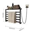 220V / 50Hz Bathroom Fittings Electric Heated Towel Rack Stainless Steel Sterilizing Smart Towel Dryer 70W
