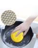 Thick Magic Dishwashing Sponges - Double-Sided, Non-Stick Oil Kitchen Scrubbers with Rich Foam & Super Absorbency for Quick Cleaning
