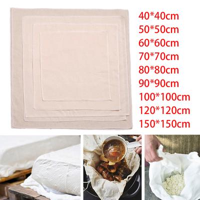 1 Pièce Gadgets de Cuisine Coton Fabricant de Tofu Lait de Soja Vin Filtre Tissu Fromage Tofu DIY Tissu Outils de Pâtisserie