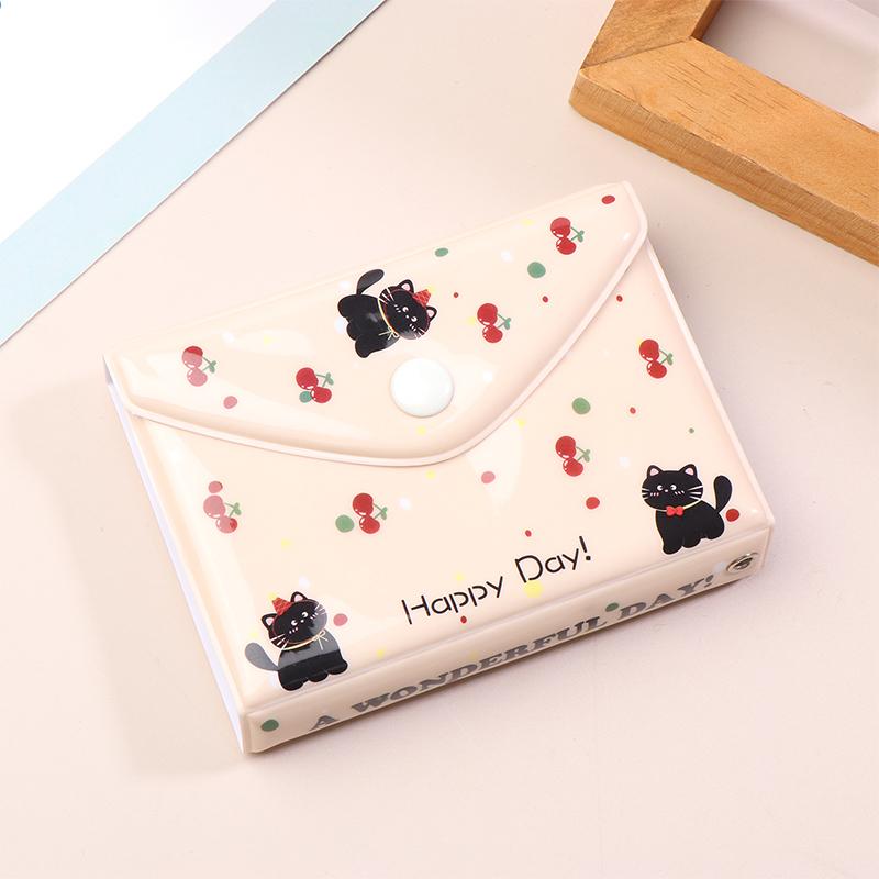 

Милый 3-дюймовый фотоальбом с изображением коровы, альбом для хранения открыток, прозрачная внутренняя страница, альбом, 28 карманов, папка для карточек, коллекция фотографий «Идол»