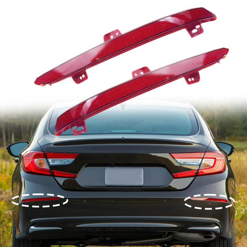 

2 шт. Светоотражающие полосы-отражатели заднего бампера автомобиля Для Honda Accord 10-го поколения 2018 33555-TVA-H01 33505-TVA-H01