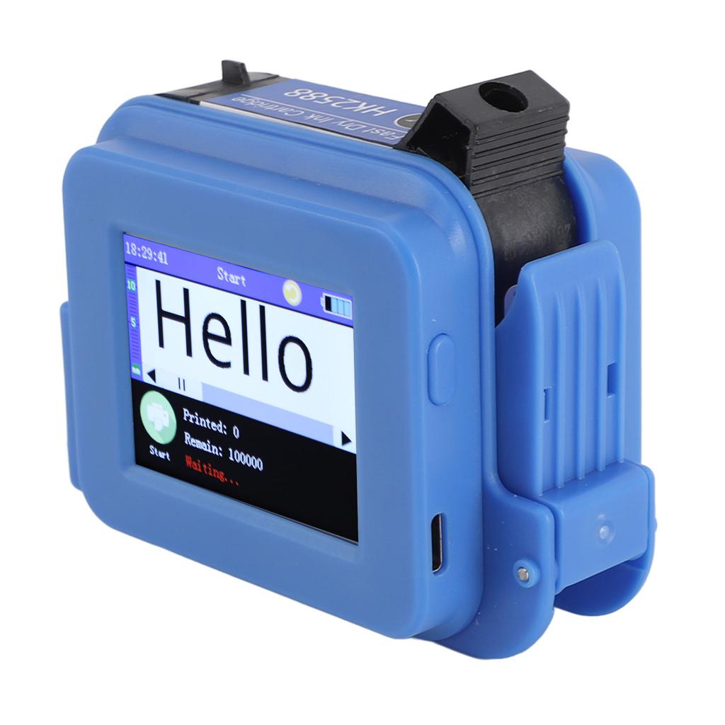 Pocket Inkjet Printer Adjustable Printing Height 0.1? 0.5in/1in Touch Screen Handheld Inkjet Coder