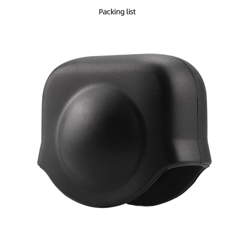 

Силіконовий чохол для захисту об’єктива для панорамної камери Insta360 ONE X2 чорний