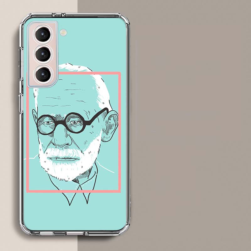 Sigmund Freud Founder of psychoanalysis Phone Case For Samsung A17 A56 A36 A26 A16 A55 A35 A25 A15 A05S Galaxy A71 A51 A41 A31 A